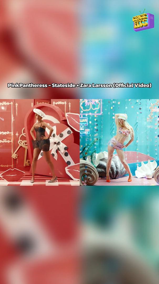 CrackFits ไปรับชมเพลง Stateside+Zara Larsson ของ PinkPantheress