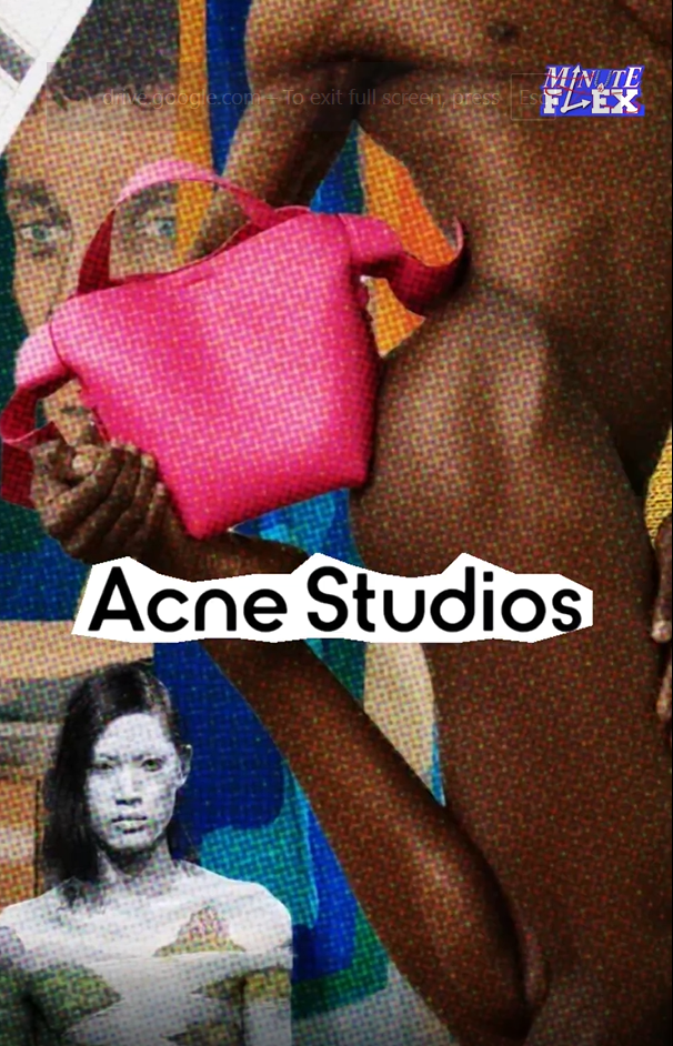 Minute Flex week นี้มาพบกับประวัติแบรนด์ Acne Studios